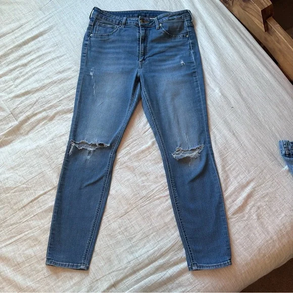 H&M Classic Blue Denim Jeans Jeggings - Picture 5 of 10
